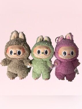 Lot of 3 Popmart Authentic Lababu Lychee Berry, Green Grape and Toffee